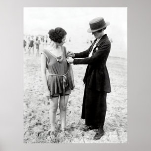 POLITIEVROUWENSMAATREGELEN VANUIT DE JAREN 1920 POSTER