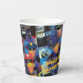 Politiewaardering Papieren Bekers (Achterkant)