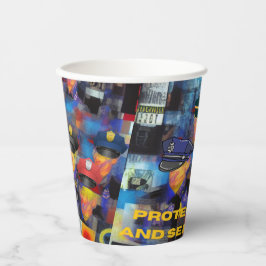 Politiewaardering Papieren Bekers