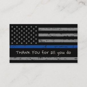 Politiewaardering wetshandhaving Dank u Visitekaartje