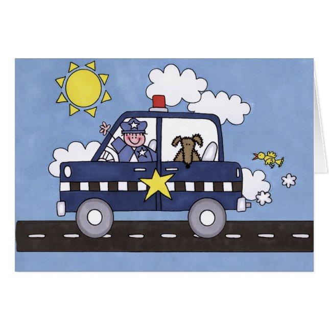 Politiewagen (Voorkant Horizontaal)