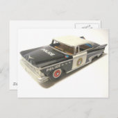 Politiewagen Briefkaart (Voorkant / Achterkant)