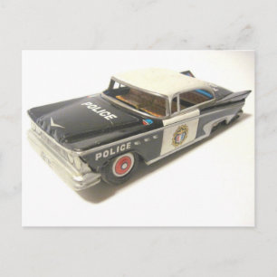 Politiewagen Briefkaart