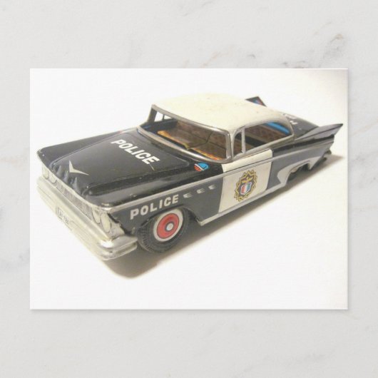 Politiewagen Briefkaart (Voorkant)