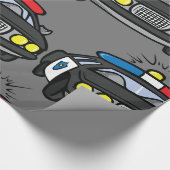 Politiewagen Cadeaupapier (Hoek)