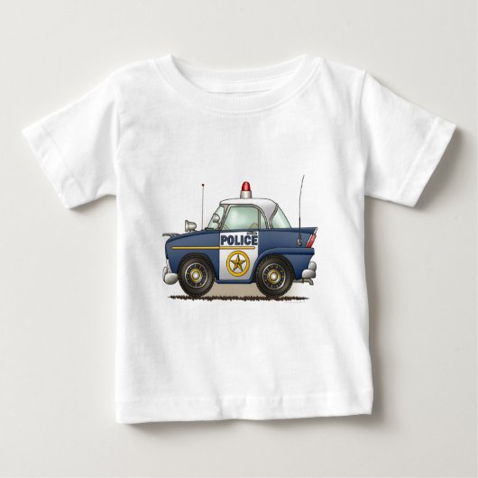 Politiewagen Crusier Cop Car Baby T-Shirt (Voorkant)