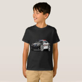 Politiewagen Dodge-lader T-shirt (Voorkant volledig)