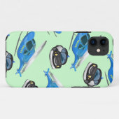 Politiewagen en helikopter Case-Mate iPhone case (Achterkant (horizontaal))