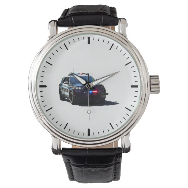 Politiewagen Horloge (Voorkant)