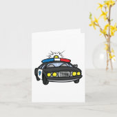 Politiewagen Kaart (Gele Bloem)