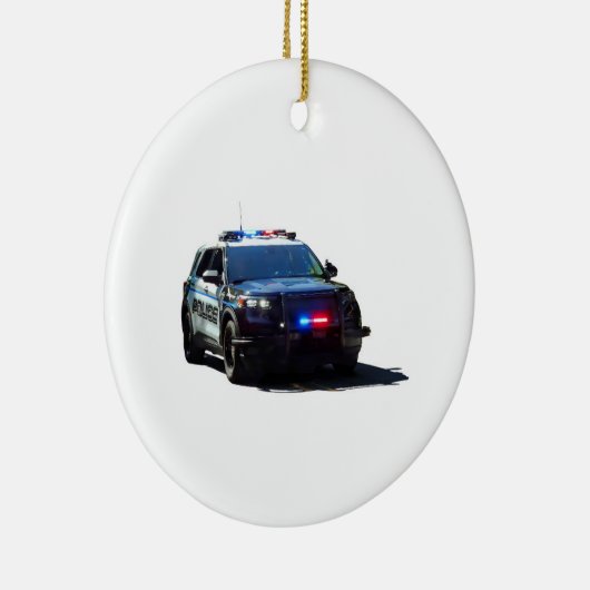 Politiewagen Keramisch Ornament (Rechts)