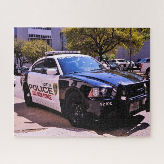 Politiewagen Legpuzzel (Horizontaal)