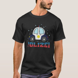 Politiewagen met Sirene Politieagent T-shirt