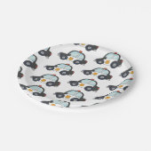  politiewagen papieren bordje (Gekanteld)