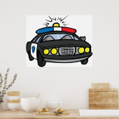 Politiewagen Poster (Keuken)