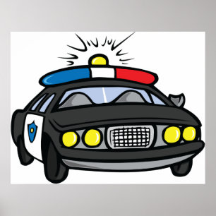 Politiewagen Poster