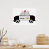 Politiewagen Poster (Keuken)