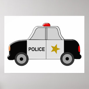 Politiewagen Poster