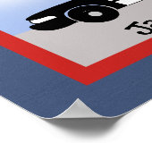 Politiewagen - Reddingsvoertuig Kinder kamer Afdru Poster (Hoek)