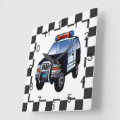 Politiewagen Vierkante Klok (Hoek)