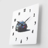 Politiewagen Vierkante Klok (Hoek)