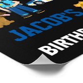 Politiewelkomstpartij poster politieman (Hoek)