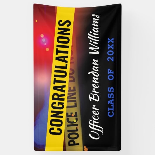 Politiewetshandhaving Spandoek (Verticaal)