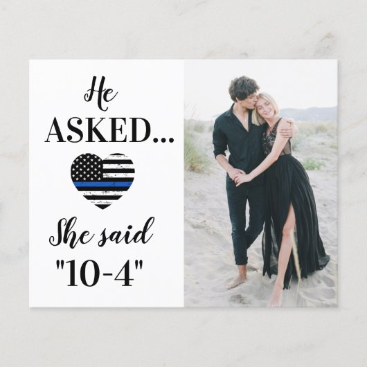 Politiewetshandhaving Weduwfoto opslaan Datum (Voorkant)