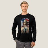 Politik of USA Tri-Blend Shirt (Voorkant)