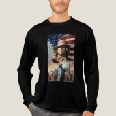 Politik of USA Tri-Blend Shirt (Voorkant volledig)
