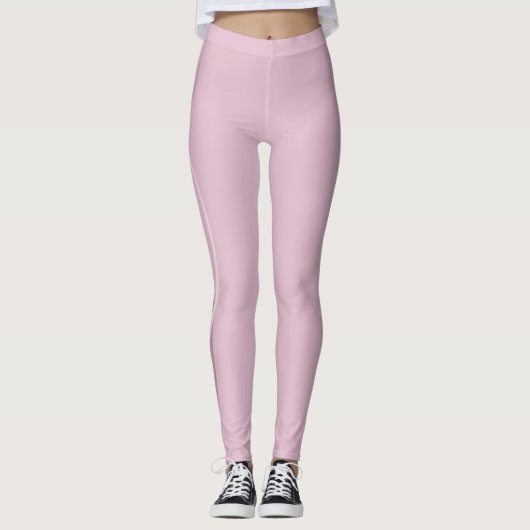 Politroze Minimale wissellijnen Grafisch Leggings (Voorkant)