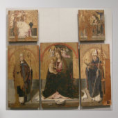 Polittico di San Gregorio – Antonello da Messina Poster (Voorkant)