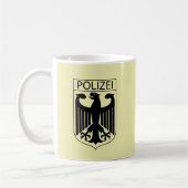 POLIZEI - Duitse politiesymbool Giften Koffiemok (Links)