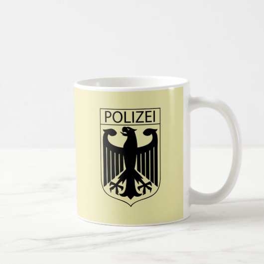 POLIZEI - Duitse politiesymbool Giften Koffiemok (Rechts)