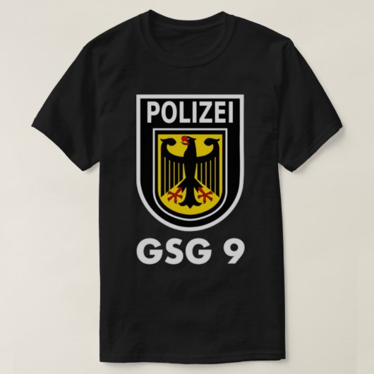 Polizei GSG 9 Bundespolizei T-shirt (Design voorkant)