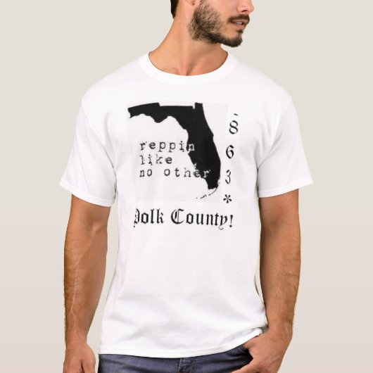 polk county/863 t shirt (Voorkant)