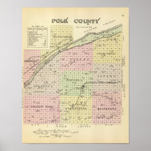 Polk County, Nebraska Poster