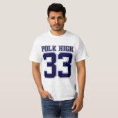 Polk High Bundy 33 terug T-shirt (Voorkant volledig)