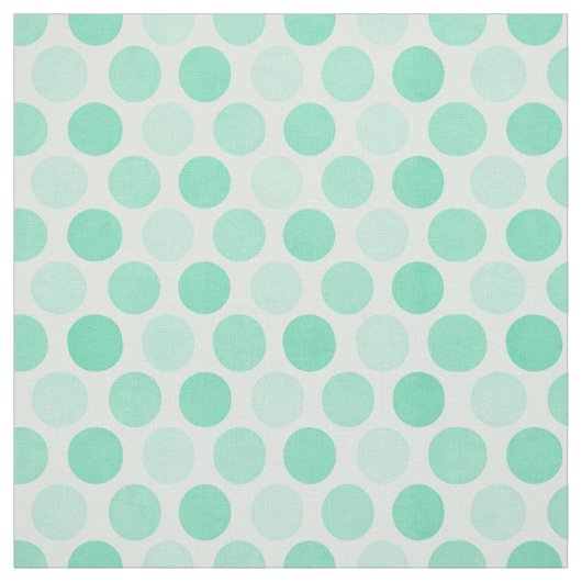 Polk Stippen Aqua Blue Fabric Stof (Swatch)
