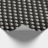 Polka Bat and Moon Cadeaupapier (Hoek)