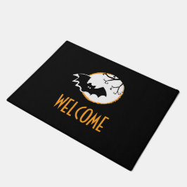 Polka Bat and Moon Deurmat