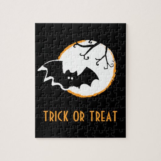 Polka Bat en Moon Legpuzzel (Verticaal)
