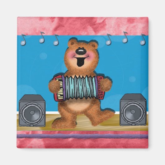Polka Beren magneet (Voorkant)