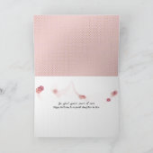 Polka Blush Pink voor schoondochter Kaart (Binnen)