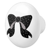 Polka Bow Knob Keramische Knop (Rechts)