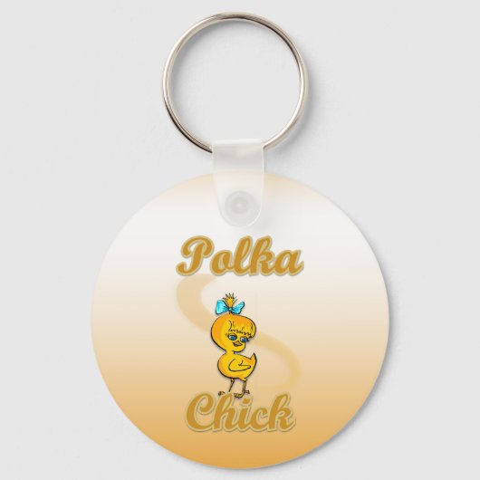 Polka Chick Sleutelhanger (Voorkant)