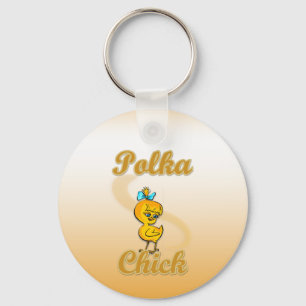 Polka Chick Sleutelhanger
