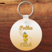 Polka Chick Sleutelhanger (Voorkant)