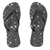Polka Dot 01.Gray DGrey BG Teenslippers (Voetbed)