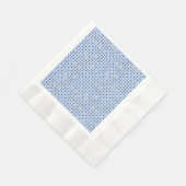 Polka Dot 01.Gray Lblue BG Servet (Hoek)